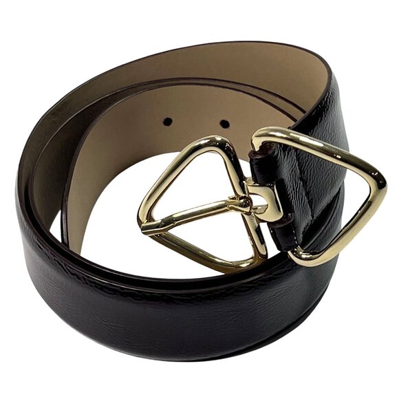 B-Low The Belt Livia Gloss Belt in Burgundy Fig and Gold main image 8